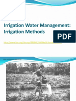 Irrigation Water Management - Irrigation Methods (FAO)