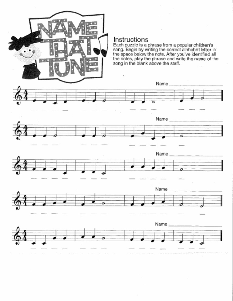 Name That Tune | PDF