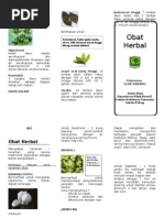 Download Leaflet Obat Herbal by Suri Putri SN97333442 doc pdf