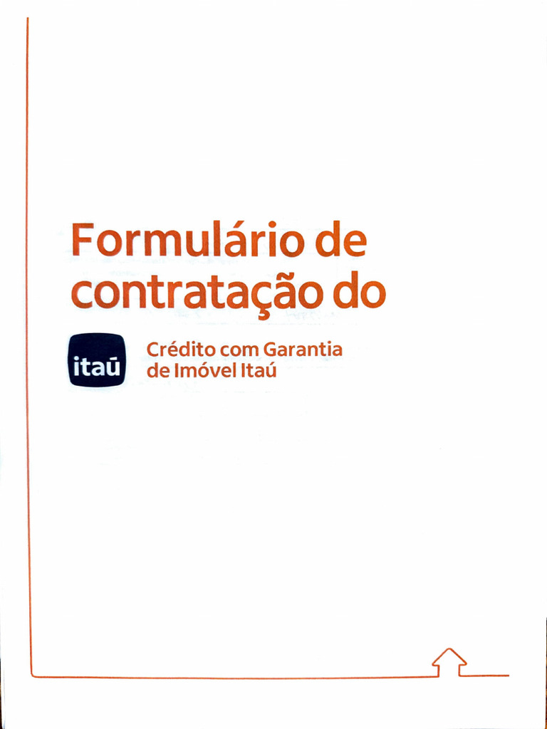Formulário de Contratação de Crédito Itau | PDF