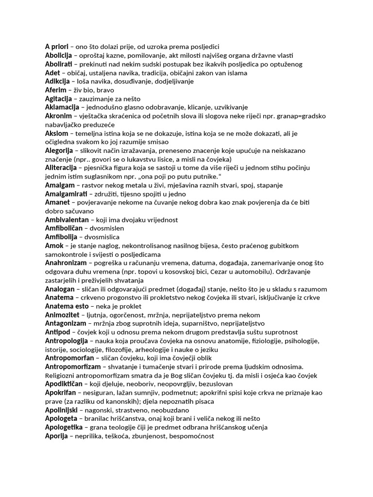 Strane Rijeci | PDF