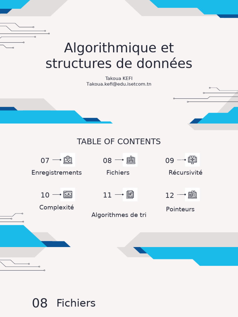 Gestion des fichiers en algorithmique | PDF | Fichier informatique ...