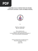 Hybrid model for misfire fault detection in SI engine