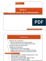 Tema 2 Representacion de La Informacion