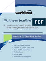 WorldSpan - 9I09 SecuRate Air Plus