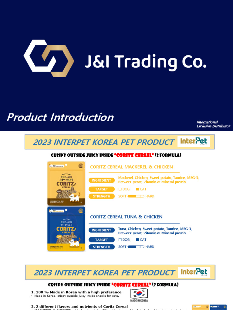 Product Introduction Interpet Coritz | PDF | Dietary Fiber | Diet ...