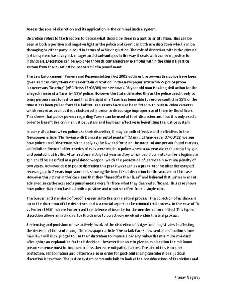 Discretion Essay Me PDF Discretion Victimology