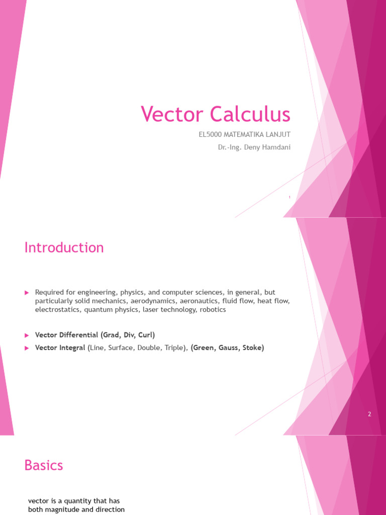 Vector Calculus - W5,6 | PDF | Integral | Vector Calculus