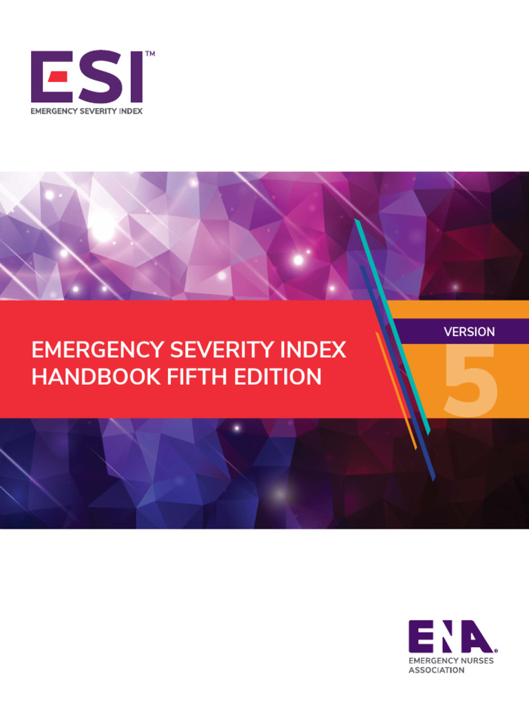 Emergency Severity Index Handbook V5 | PDF | Emergency Department ...
