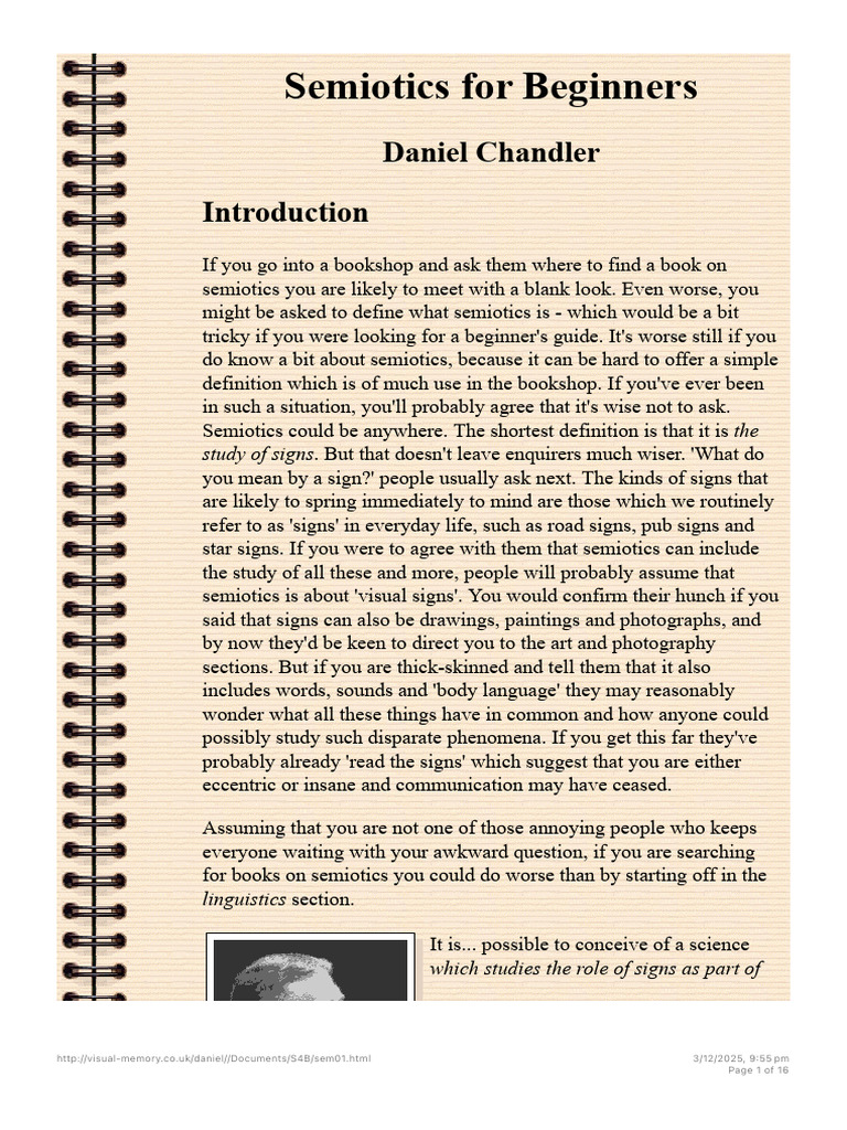 Introduction to Semiotics Explained | PDF | Semiotics | Semantics
