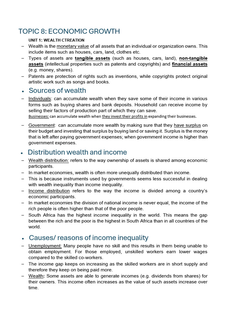 Understanding Wealth and Income Inequality | PDF | Gini Coefficient | Taxes
