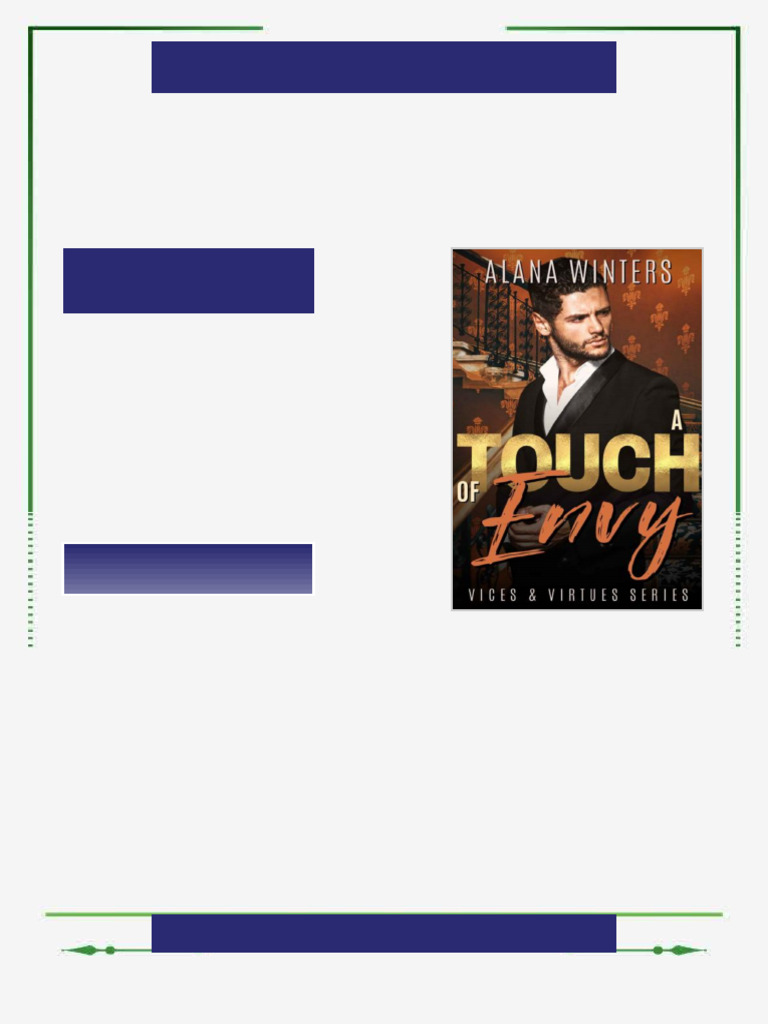 A Touch Of Envy Vices Virtues 1st Edition Alana Winters eBook ...
