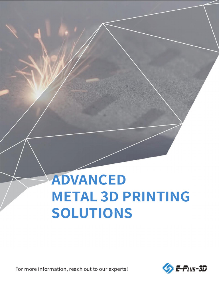 Advanced Metal 3D Printing Solutions | PDF | 3 D Printing | Alloy