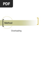 Method Overloading