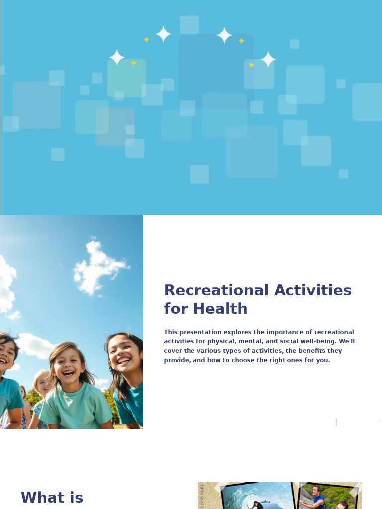 Benefits of Recreational Activities | PDF | Mental Health | Recreation