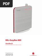 Bedienungsanleitung Easybox 805 | PDF