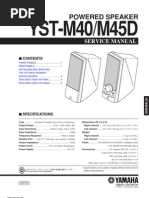 Yamaha YSTM40 M45 SPK SM