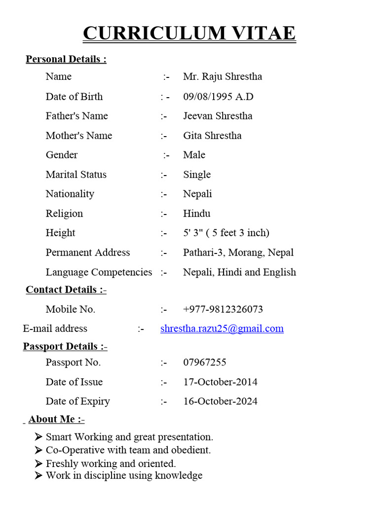 Raju cv | PDF