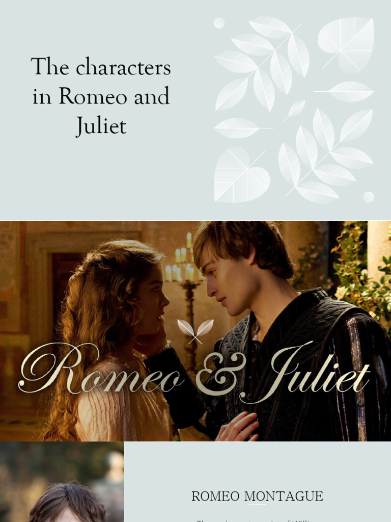 The Characters in Romeo and Juliet | PDF