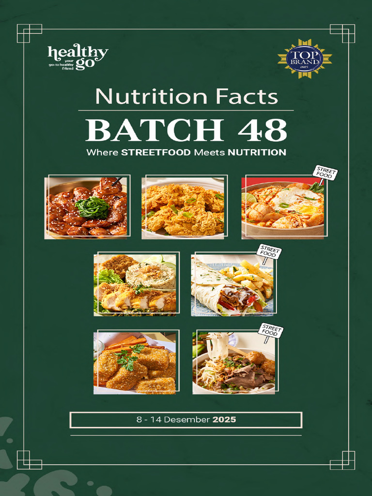 Menu Batch 48 - Pg | PDF