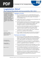 Final Brief For Printing - Judicial Standards and Accountability Bill 2010