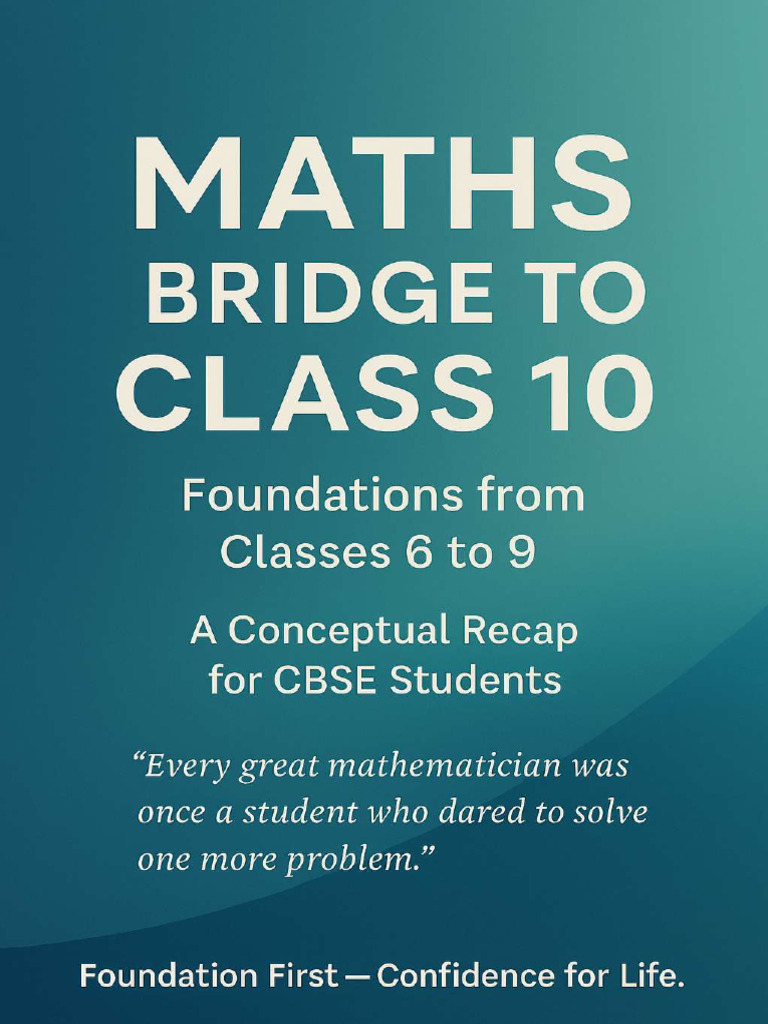 Maths Bridge To Class 10 | PDF | Area | Triangle