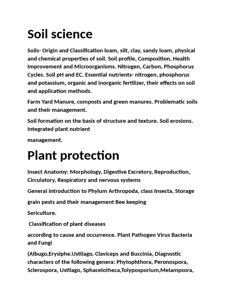 Comprehensive Guide to Soil and Crop Science | PDF | Soil | Milk
