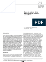 Cana-De-Açúcar - Uma Alternativa de Alimento para o Gado Na Seca