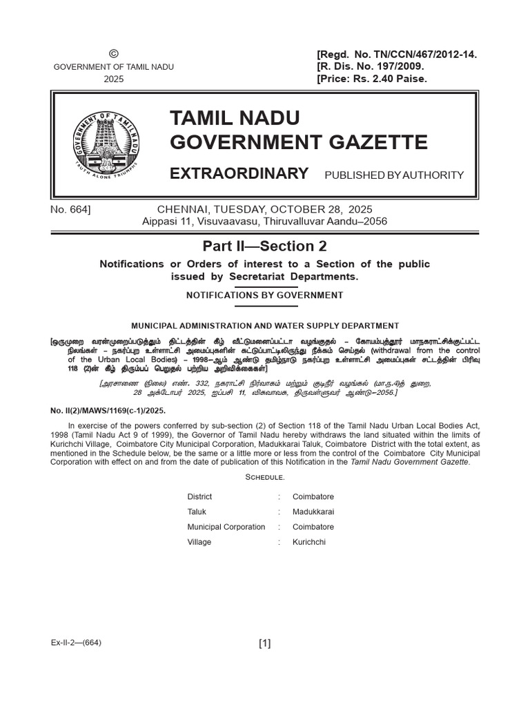 Issue of Housing Certificates under One Time Regularization Scheme | PDF