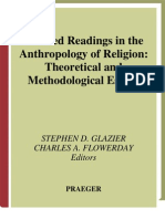 The Anthropology of Religion Theoretical and Methodological Essays Contributions To The Study of Anthropology