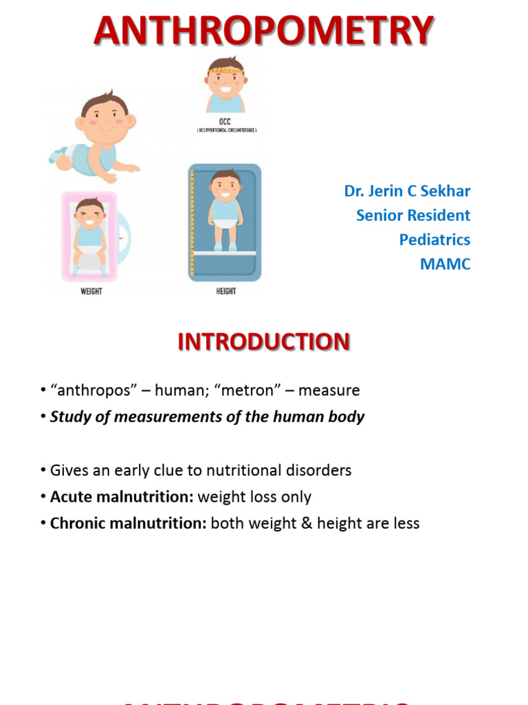 Understanding Anthropometry in Pediatrics | PDF | Body Mass Index ...