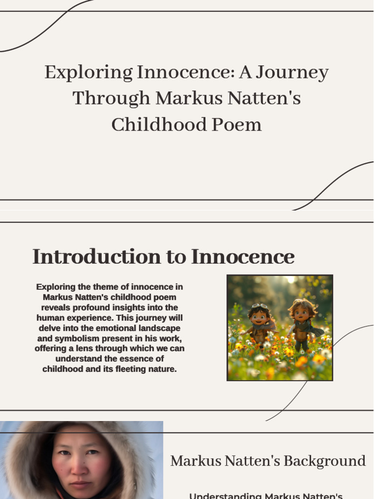 Analyzing Innocence in Natten's Poem | PDF