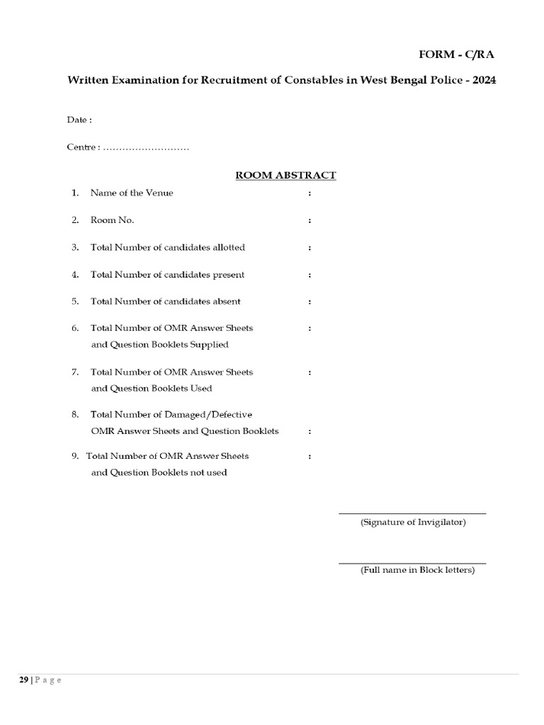 Forma C RA ROOM Abstract | PDF