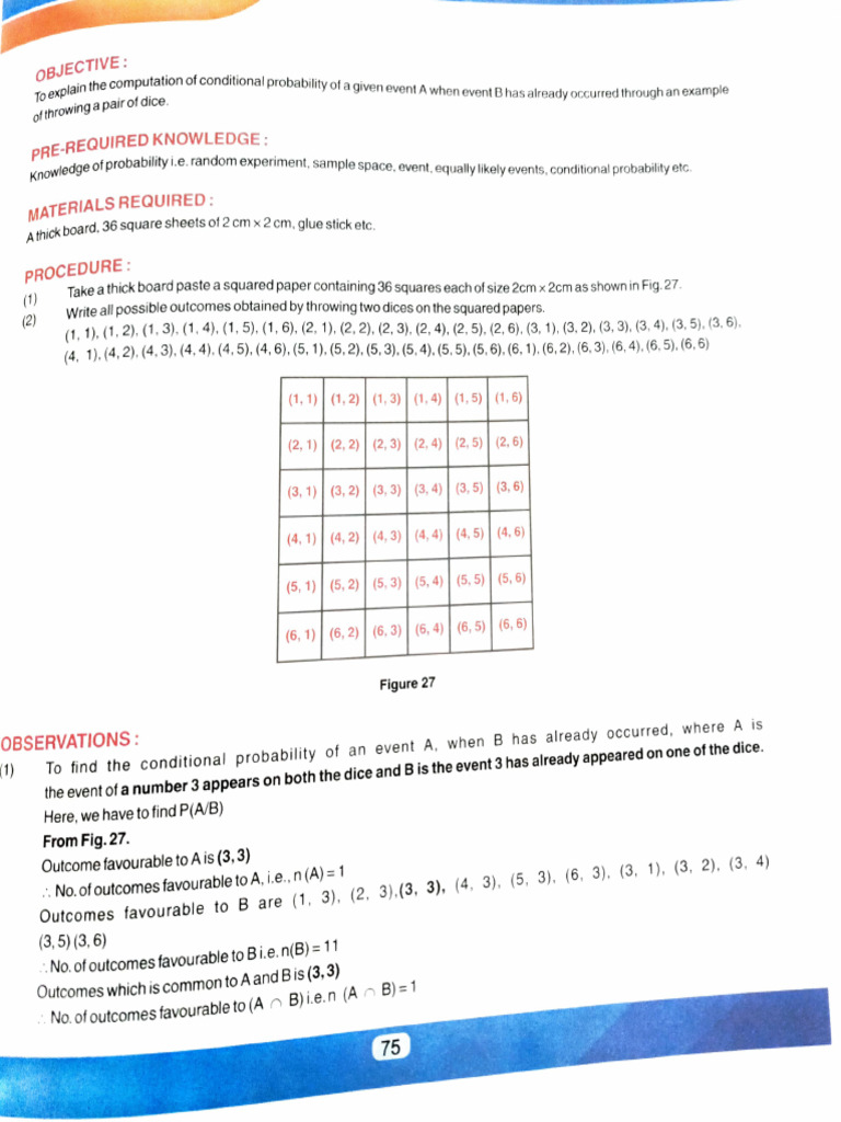 Conditional Probability with Dice Rolls | PDF | Applied Mathematics ...
