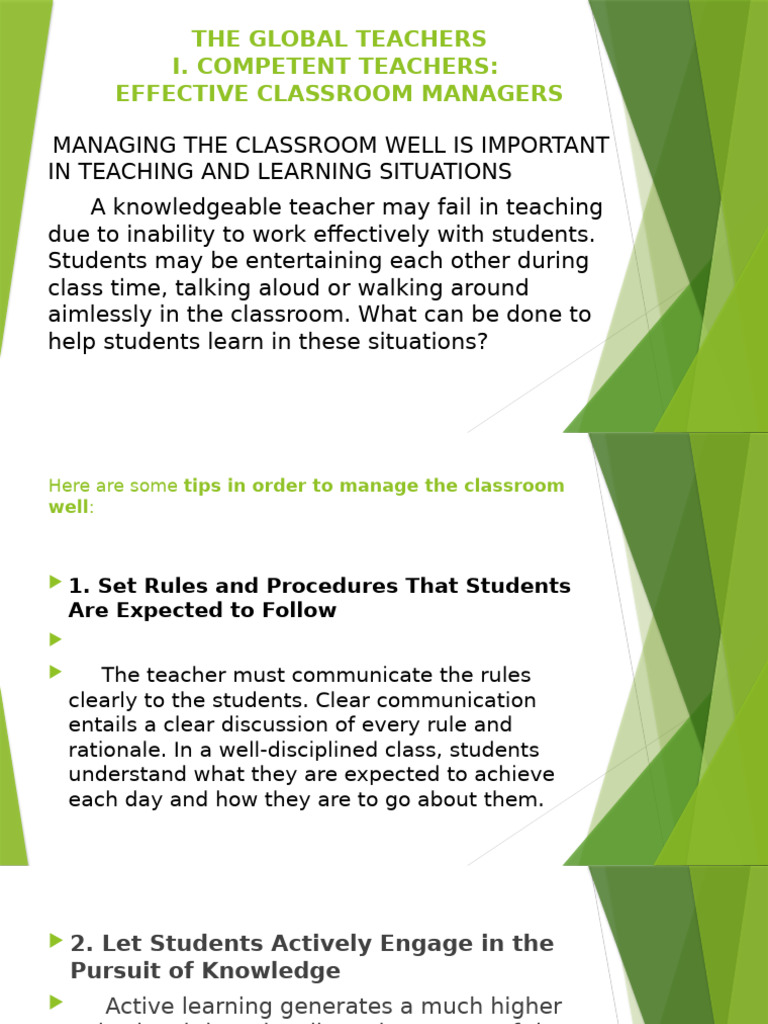 Classroom Management | PDF | Classroom Management | Teachers