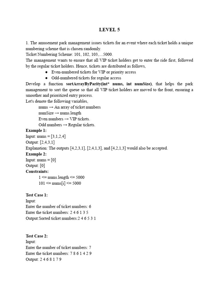 Ticket Sorting and Transaction Adjustments | PDF | Computer Programming ...