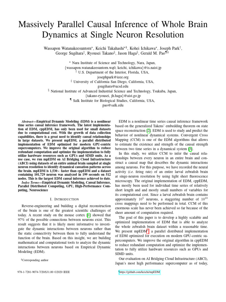 2011.11082v1 | PDF | Parallel Computing | Brain
