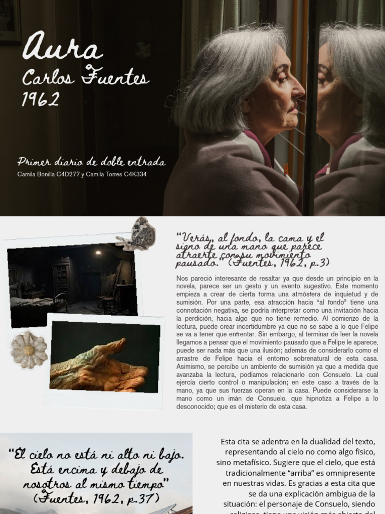 Análisis de "Aura" de Carlos Fuentes | PDF | Amor