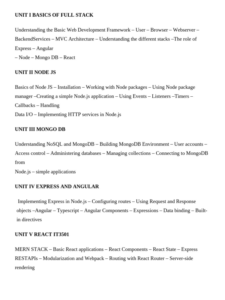 Full Stack Development Basics Guide | PDF