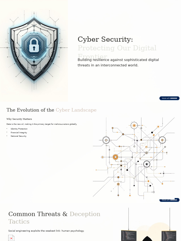 Cyber Security: Protecting Digital Assets | PDF | Security | Computer ...