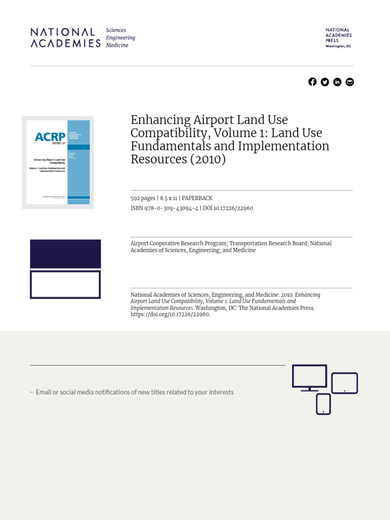 Airport Land Use Compatibility Guide | PDF | Airport | Risk