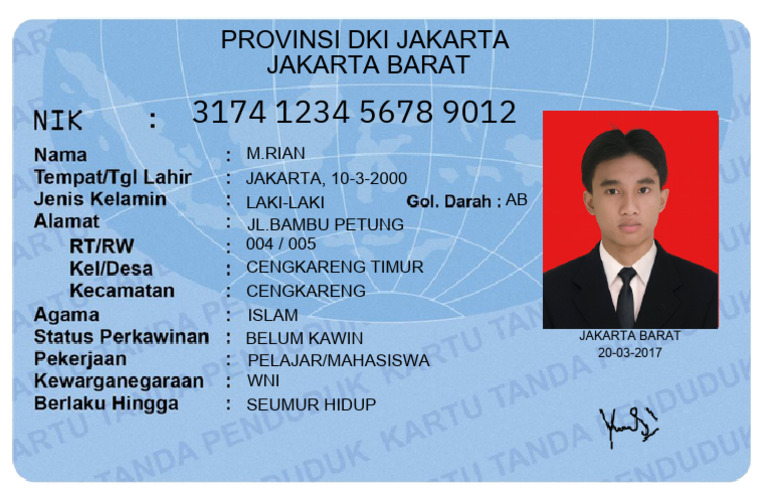 Template KTP PDF | PDF