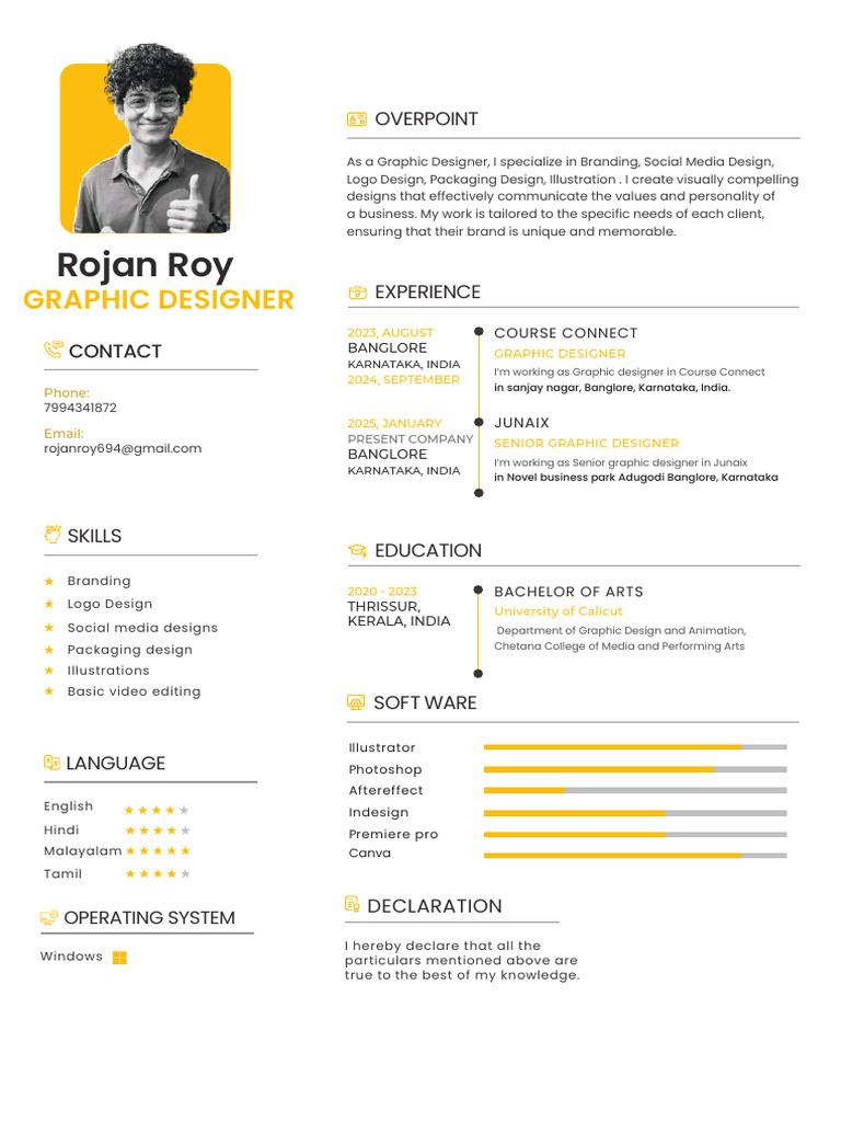 Rojan Roy: Graphic Designer Portfolio | PDF