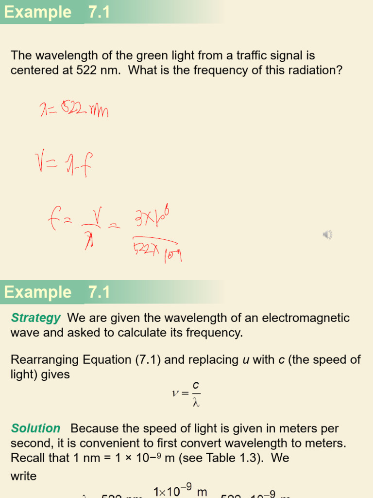Calculate Frequency and Energy of Photons | PDF | Light ...