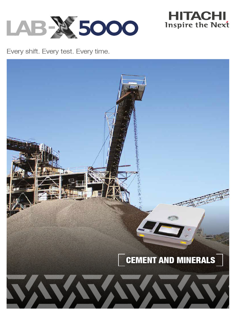 LAB-X5000: Cement & Minerals Analyzer | PDF | Cement | Calibration