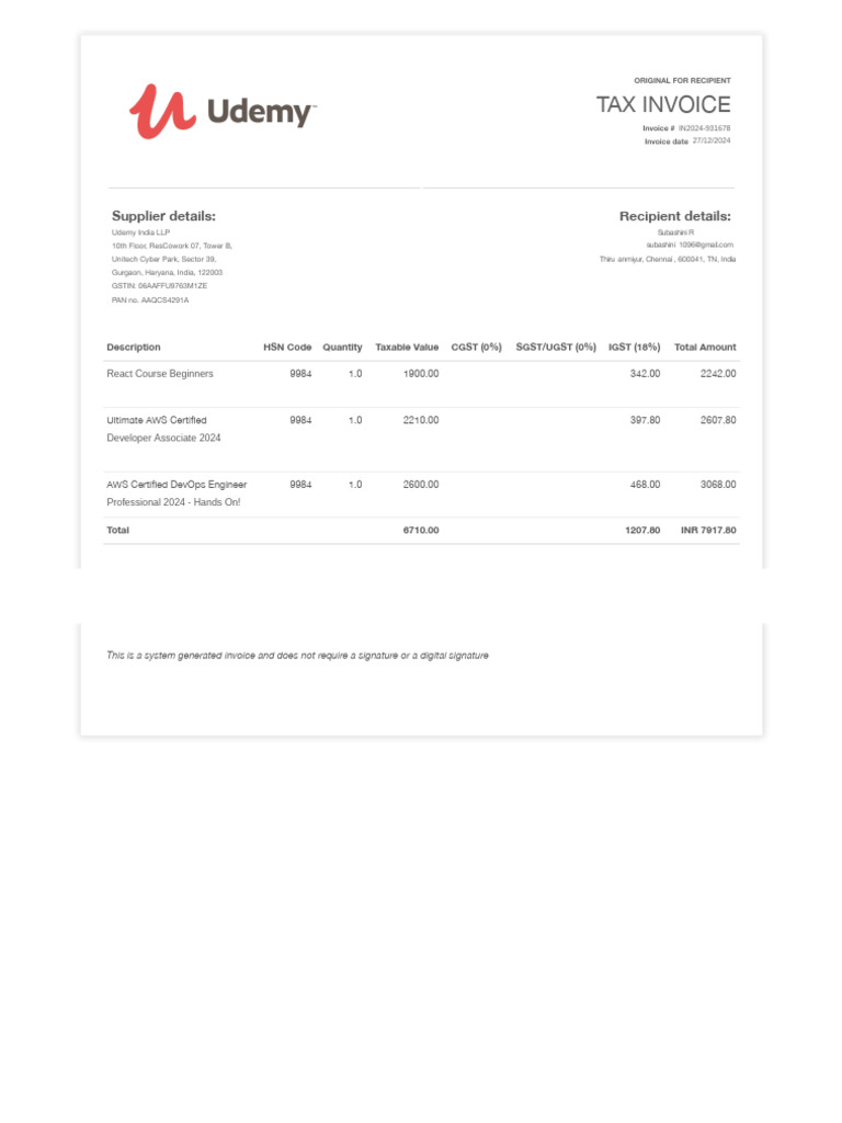 Dec Bill | PDF