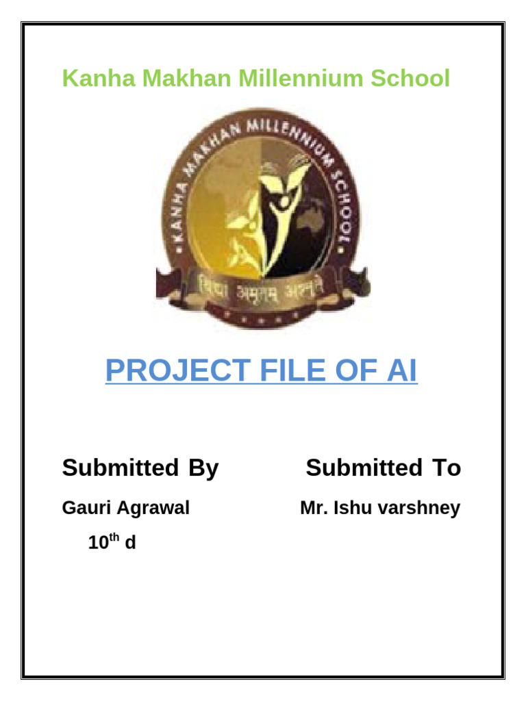 AI Project: Introduction to Python | PDF | Python (Programming Language ...