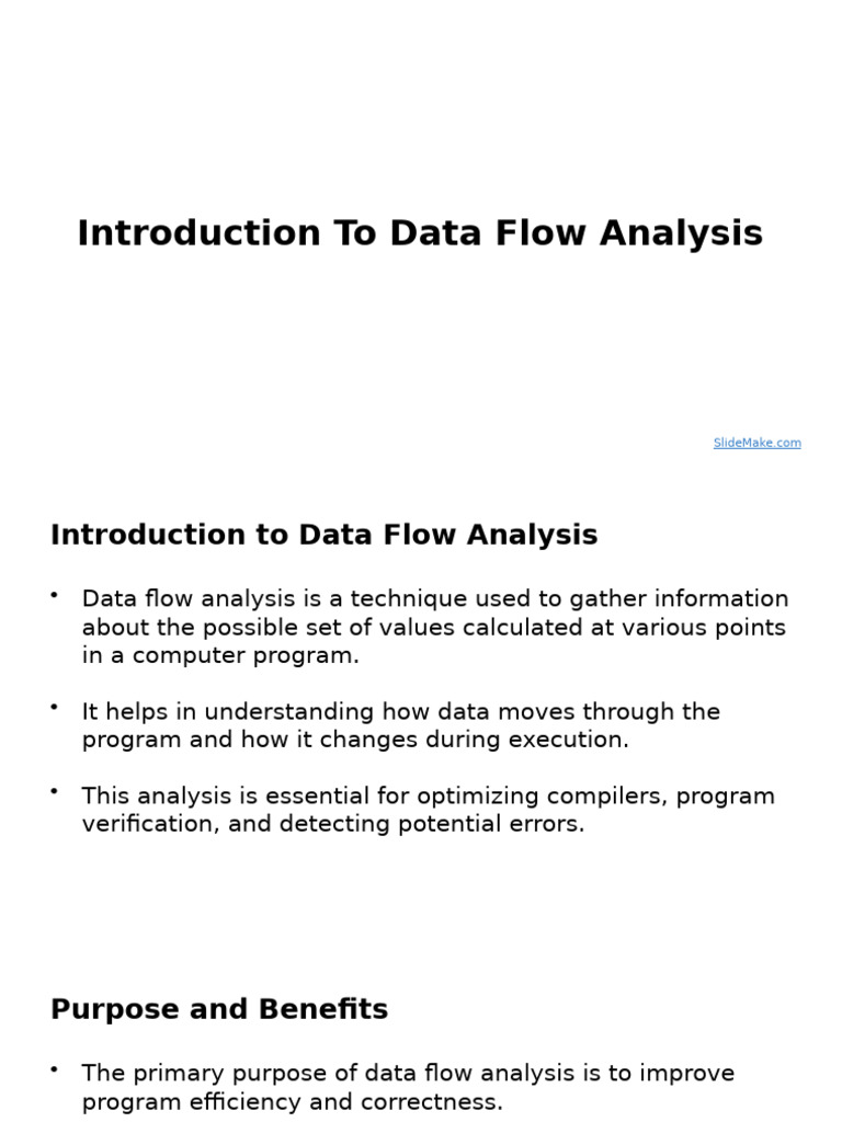 Data Flow Analysis: Techniques & Benefits | PDF
