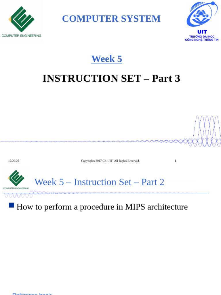 Week5_Instruction Set - Part 3 | PDF | Pointer (Computer Programming ...