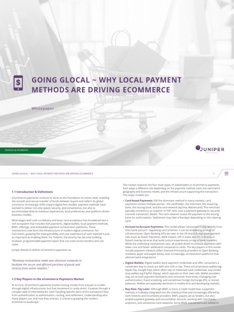 Local Payment Methods Boost eCommerce | PDF | Financial Technology ...